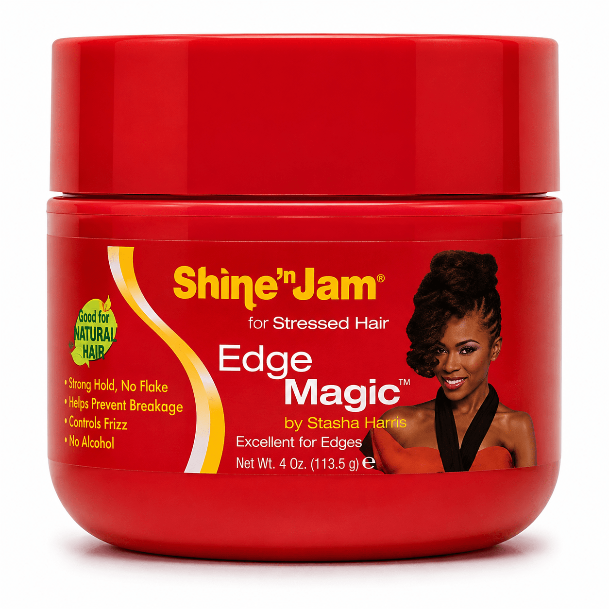 Ampro - shine'n Jam Edge magic gel for hair contour 4 oz