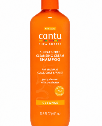 Cantu Sulfate-Free Cleansing Cream Shampoo 400 ml shampoing sans sulfates pour cheveux secs et texturés