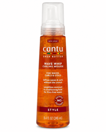 Cantu Wave Whip Curling Mousse 248 ml mousse coiffante pour cheveux bouclés et ondulés