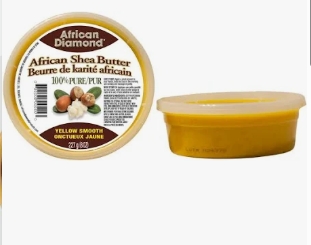 African Diamond - Beure de Karite Onctueux jaune 8 oz