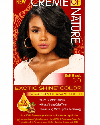 Creme of Nature Exotic Shine Color Soft Black 3.0 coloration capillaire