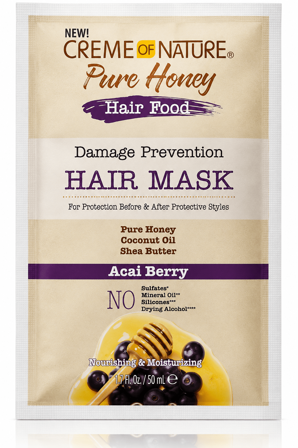 Crème of Nature Pure Honey Hair Mask 1.7 oz