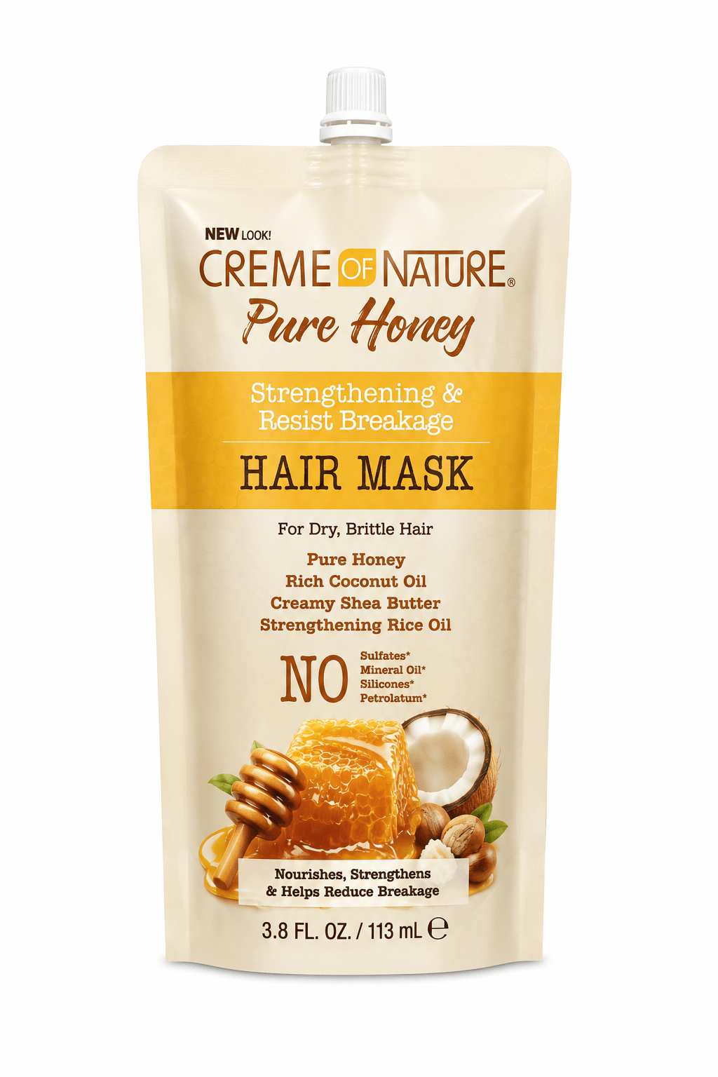Creme of Nature Pure Honey Strengthening Hair Mask 3.8 oz