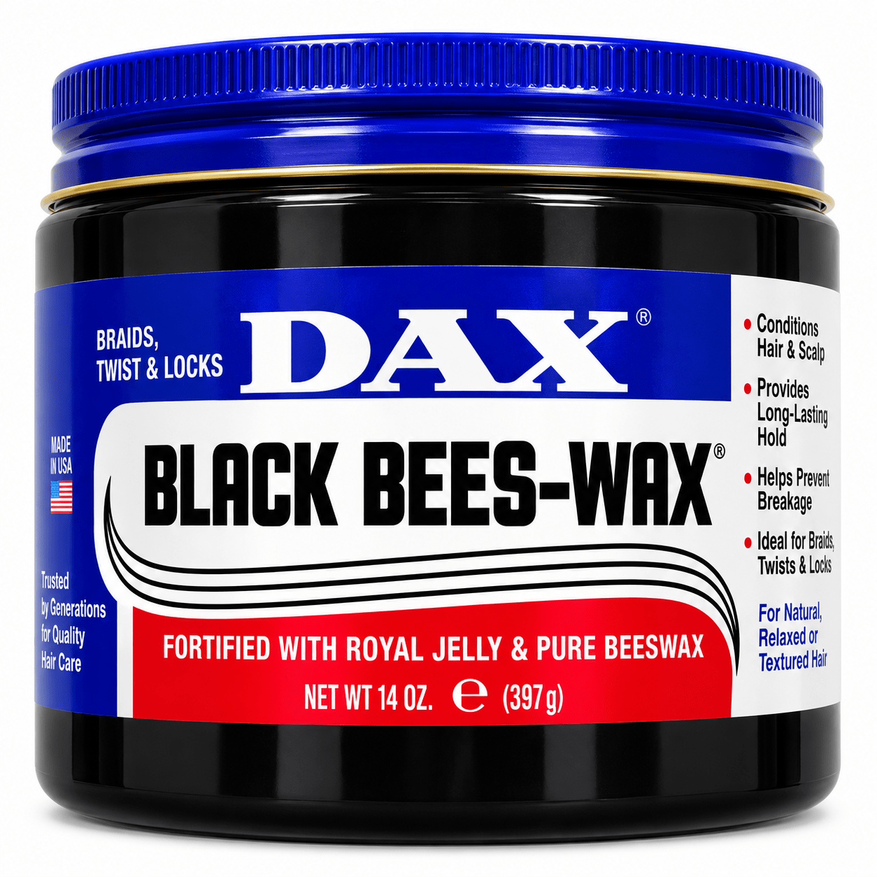 Dax - Black Bees-wax 14 oz