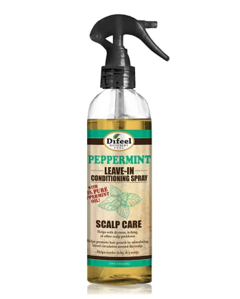 Difeel Peppermint Leave-In Conditioning Spray Scalp Care 6 oz soin sans rinçage à la menthe poivrée