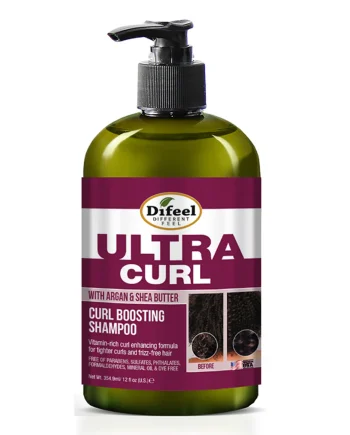 Difeel Ultra Curl Boosting Shampoo 12 oz shampoing pour cheveux bouclés et texturés