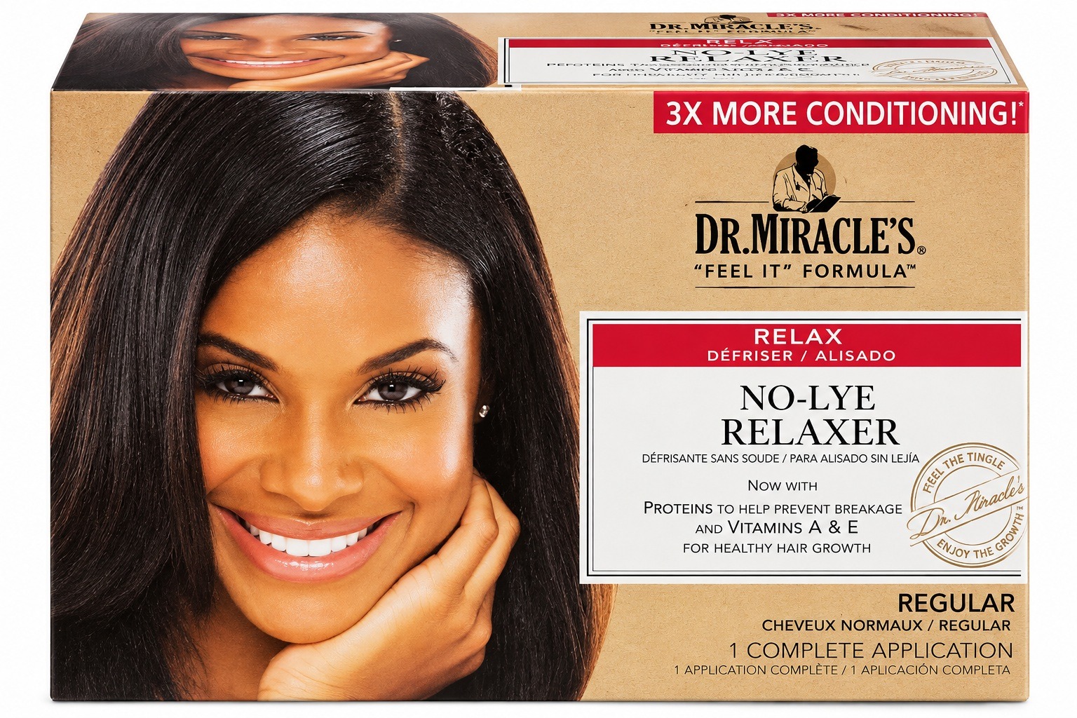 Dr. Miracle's Regular No-Lye Relaxer 1 Complete Application Kit