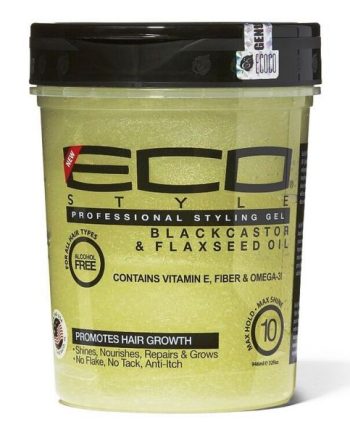 Eco - Black castor &amp; flaxseed oil styling gel 32oz