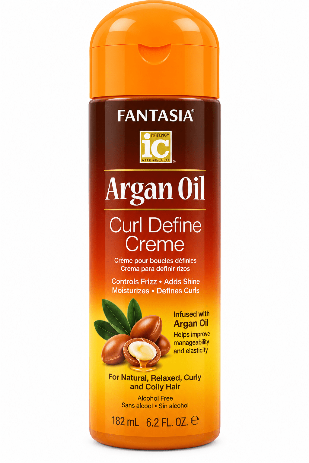 Fantasia IC Argan Oil Curl Define Crème 6.2 oz