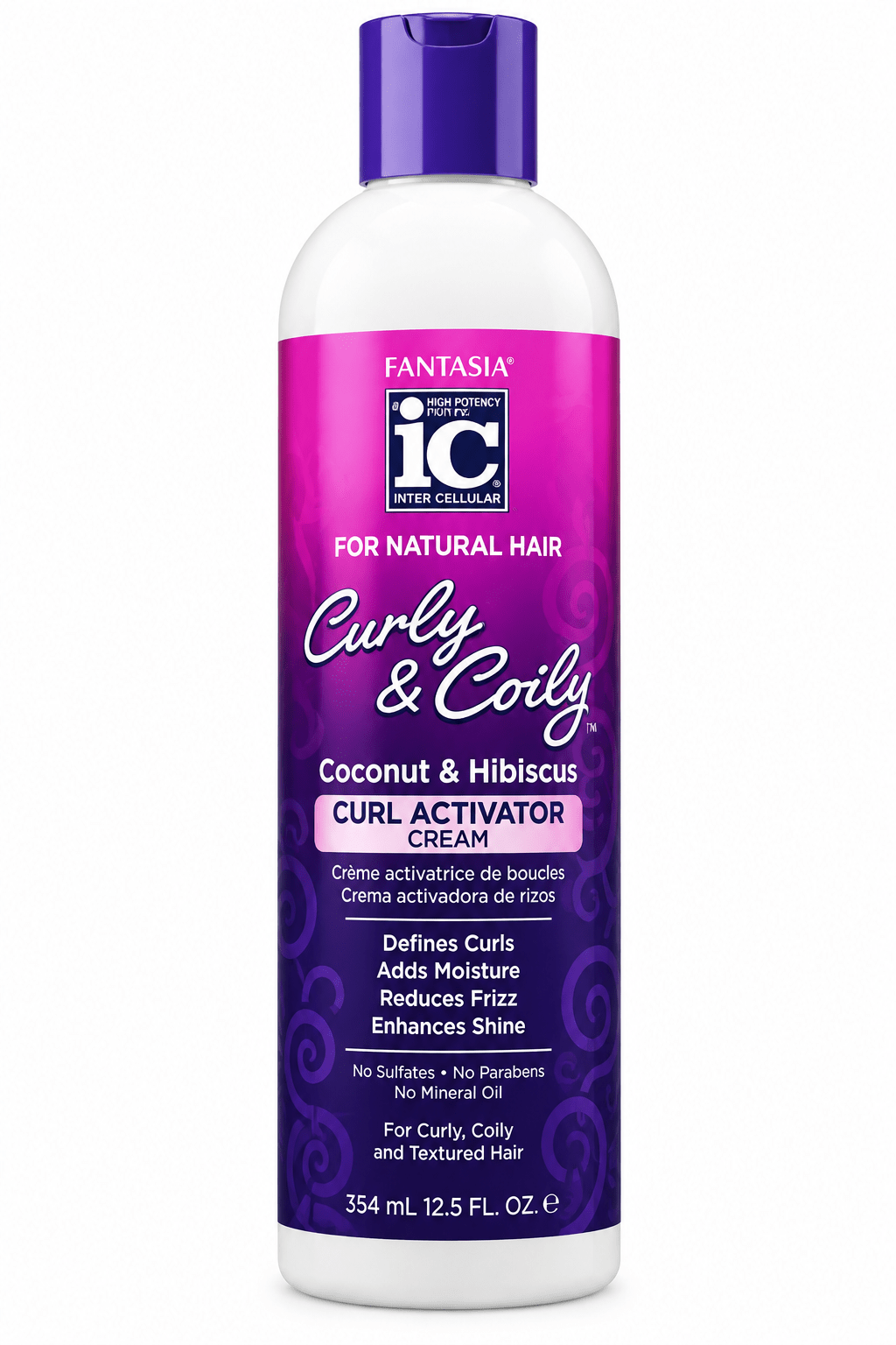 Fantasia IC Curly & Coily Curl Activator Cream 12.5 oz