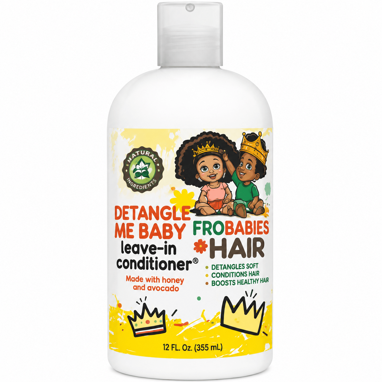 FroBabies Hair Detangle Me Baby Leave-In Conditioner 12 oz