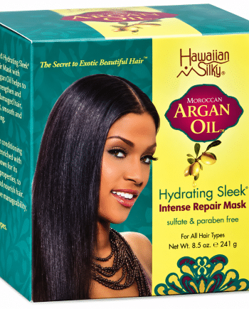 Hawaiian Silky Hydrating Sleek Intense Repair Mask 241 g masque capillaire hydratant à l’huile d’argan.