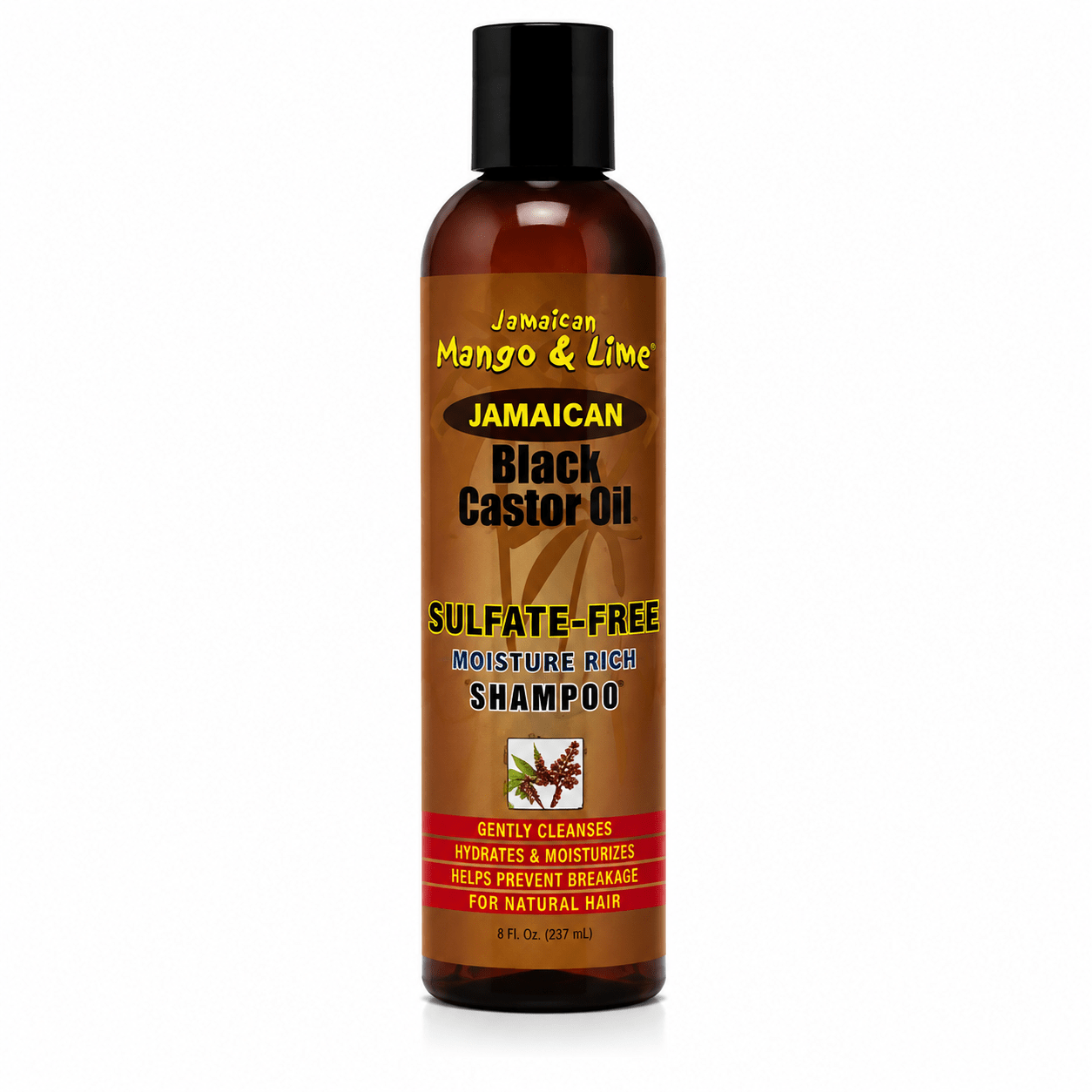 Jamaican Mango & Lime Black Castor Oil Moisture Rich Shampoo 8 oz.