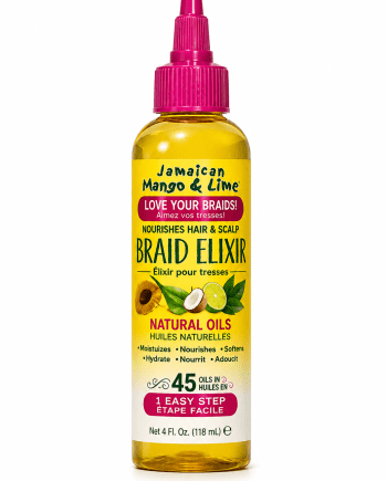 Jamaican Mango &amp; Lime Braid Elixir, 4 fl. oz., for braids and protective hairstyles.