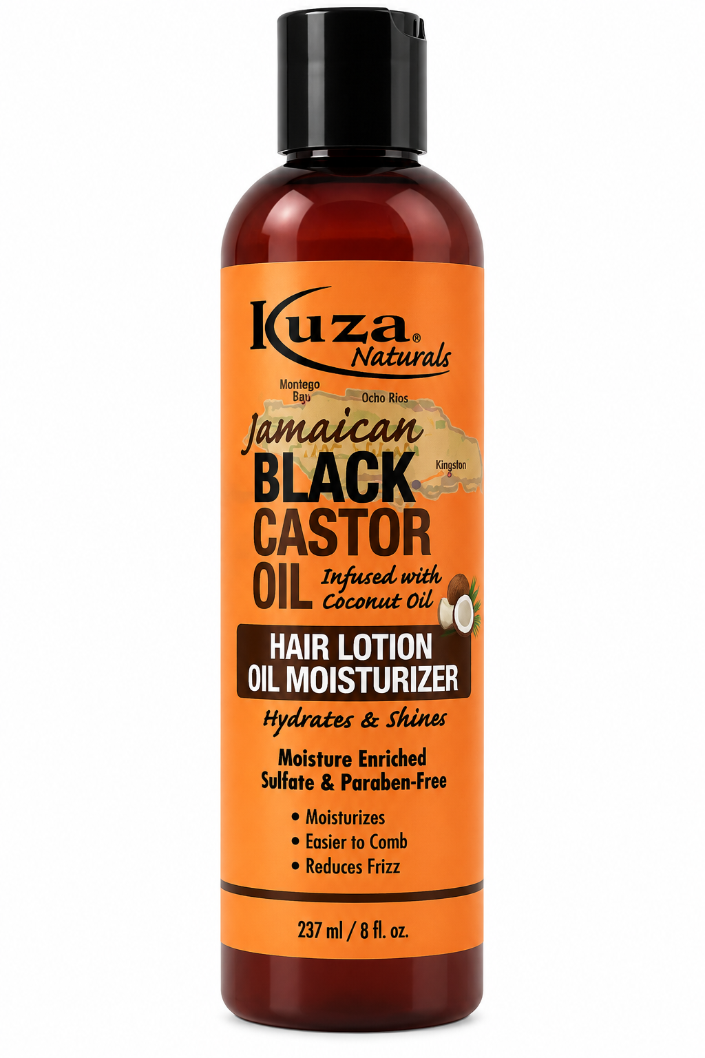 Kuza Jamaican Black Castor Hair Lotion Oil Moisturizer 237 ml