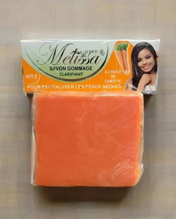 Melissa - Carrot oil exfoliating soap 225 g