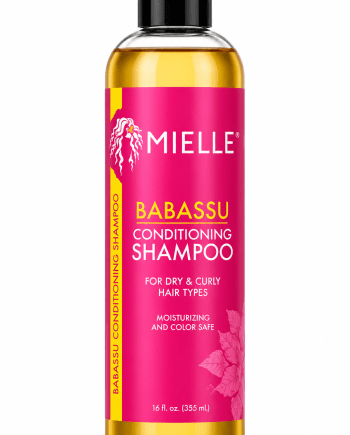 Mielle Babassu Conditioning Shampoo 8 oz shampooing revitalisant au babassu pour cheveux secs et bouclés.