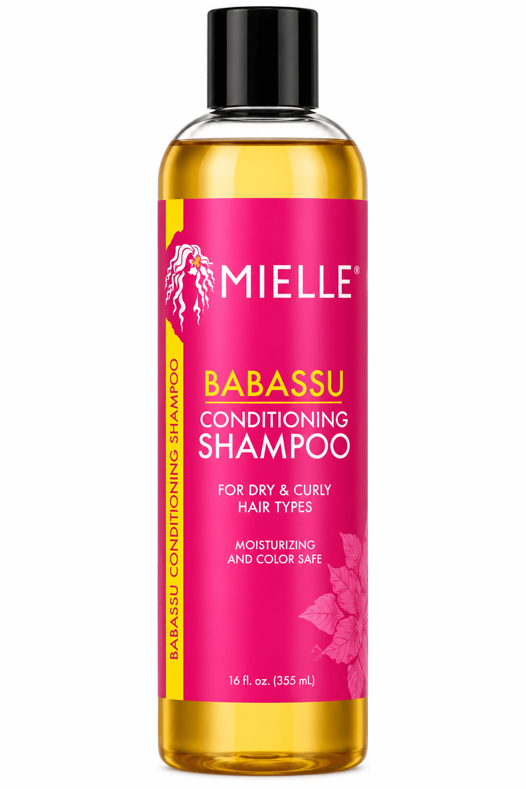 Mielle Babassu Conditioning Shampoo 8 oz—a babassu-enriched conditioning shampoo for dry, curly hair.