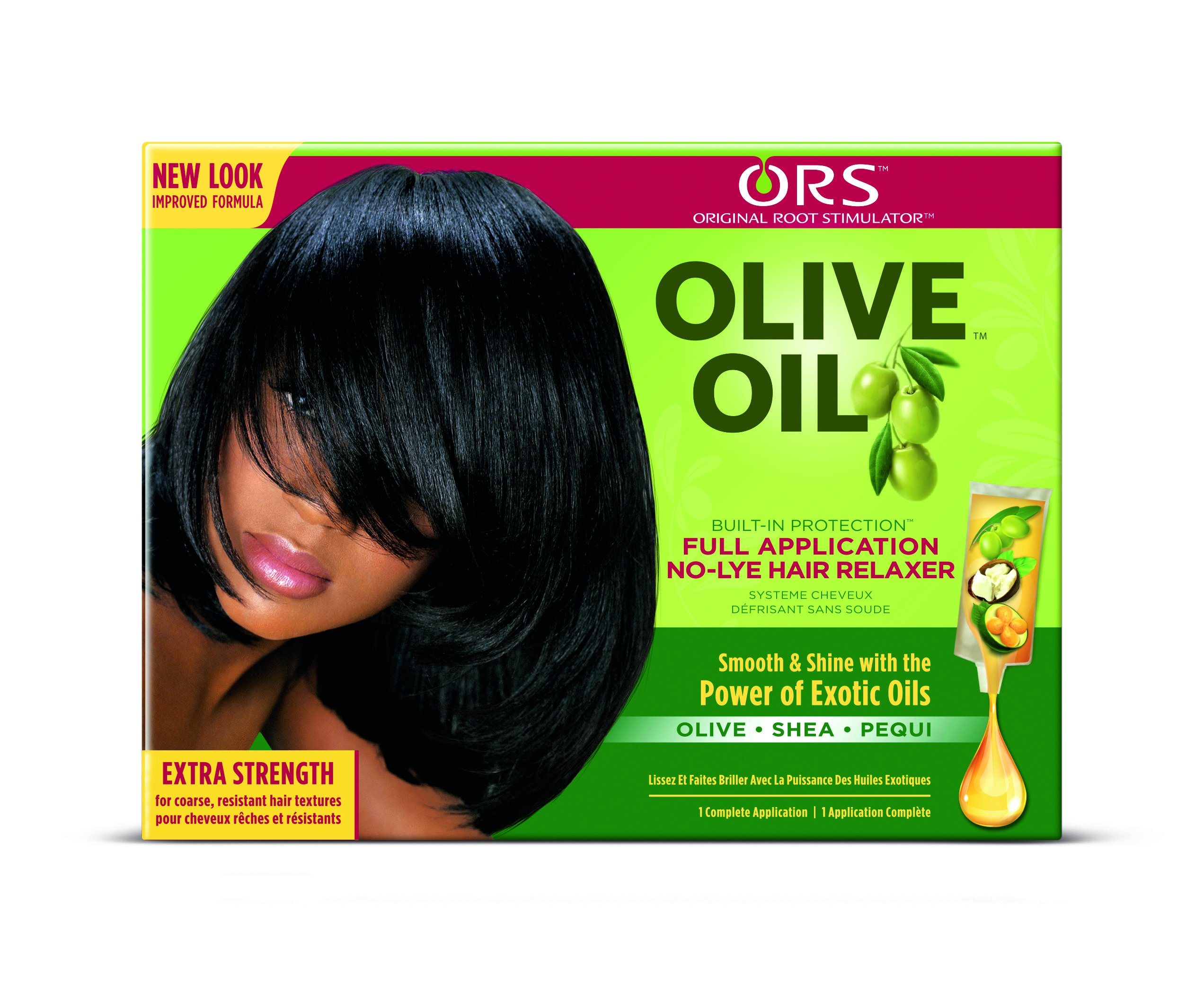 ORS-Olive Oil Full Application No-Lye Hair Relaxer, Extra Strenght