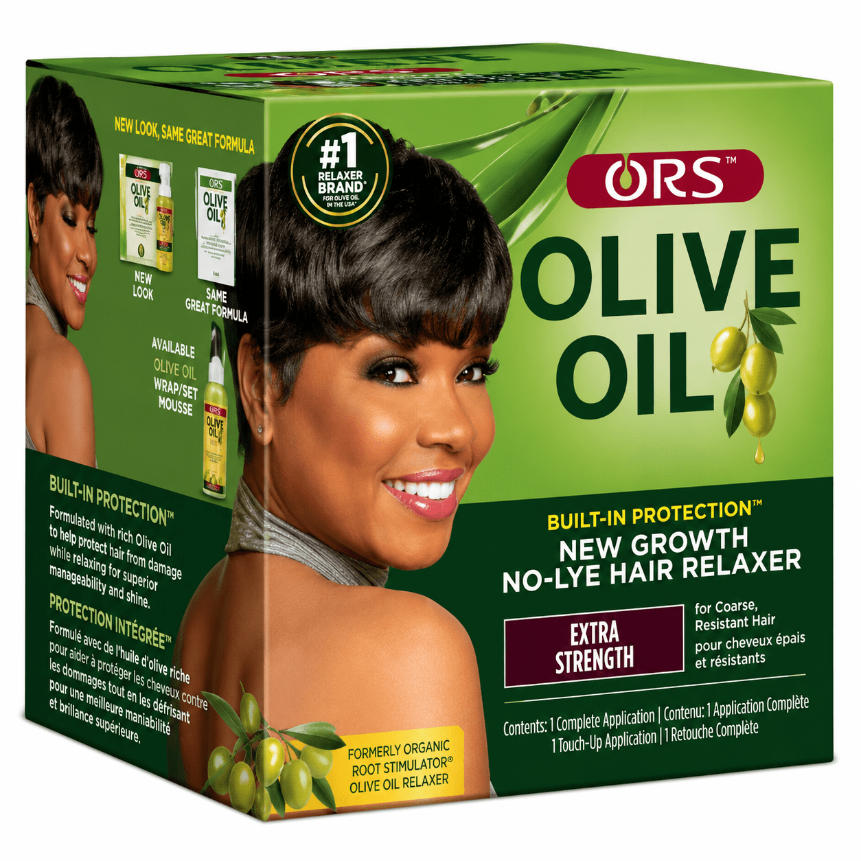ORS Olive Oil - New Growth No-Lye Hair Relaxer Kit, Extra Strength