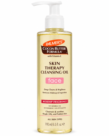 Palmer's Cocoa Butter Formula Skin Therapy Face Cleansing Oil 190 ml pour le visage.