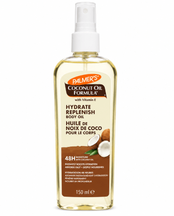 Palmer's Coconut Oil Formula Hydrate & Replenish Body Oil 150 ml pour peau sèche.
