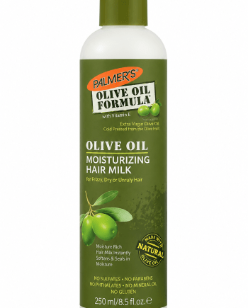 Palmer's Olive Oil Moisturizing Hair Milk 250 ml pour cheveux secs et texturés.