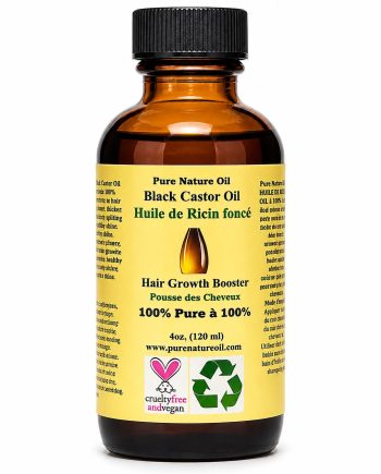 Pure Nature Oil Black Castor Oil Hair Growth Booster 4 oz