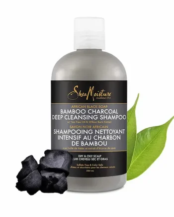 Shea Moisture - Bamboo charcoal deep cleansing shampoo 384ml
