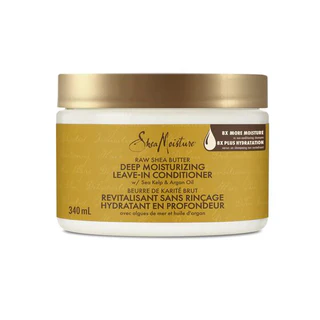 Shea Moisture Deep Moisturizing Leave-in Conditioner 340 ml soin sans rinçage hydratant pour cheveux secs
