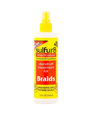 Sulfur8 - Medicated ant-dandruff conditioner treatment for braids 356 ml