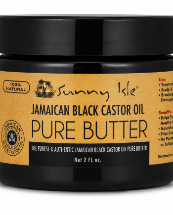 Sunny Isle - Huile de ricin noire jamaïcaine Beurre pur 2 oz
