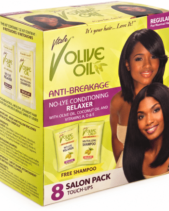 Vitale Olive Oil No-Lye Conditioning Relaxer Kit 8 Touchups Regular.