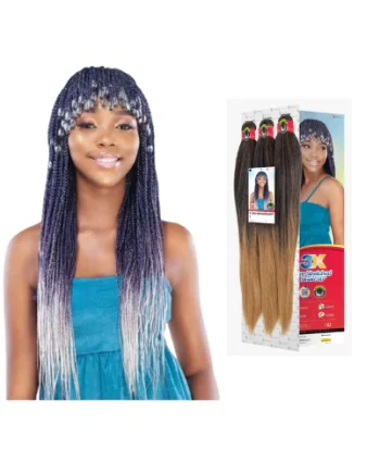 3X Pre-Stretched Braid Hair Extension 50 in