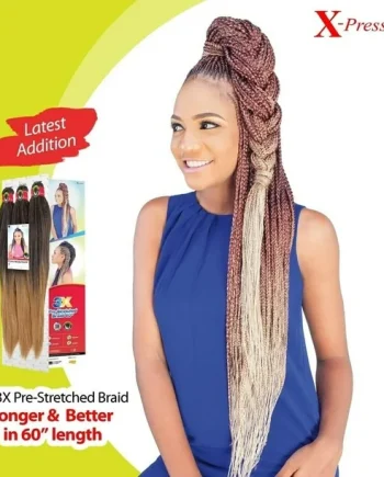 3X Pre-Stretched Braid Hair Extension 60 in
