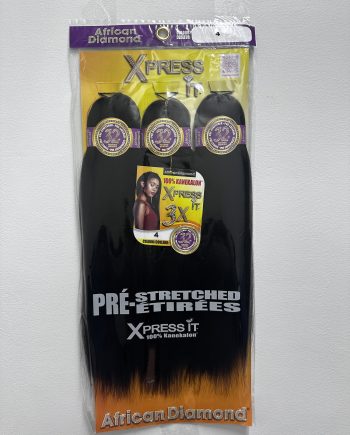 African Diamond - 3X Xpress It 100% Kanekalon 32 in, #4