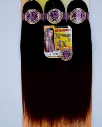 African Diamond - 3X xpress it 100% kanekalon 32 in, #2T1B/30