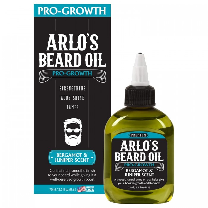 Arlo’s Beard oil Pro-Growth Bergamot & Juniper Scent 75ml