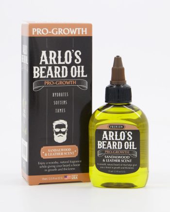 Arlo’s Beard oil Pro-Growth with Sandalwood & Leather Scent 75ml
