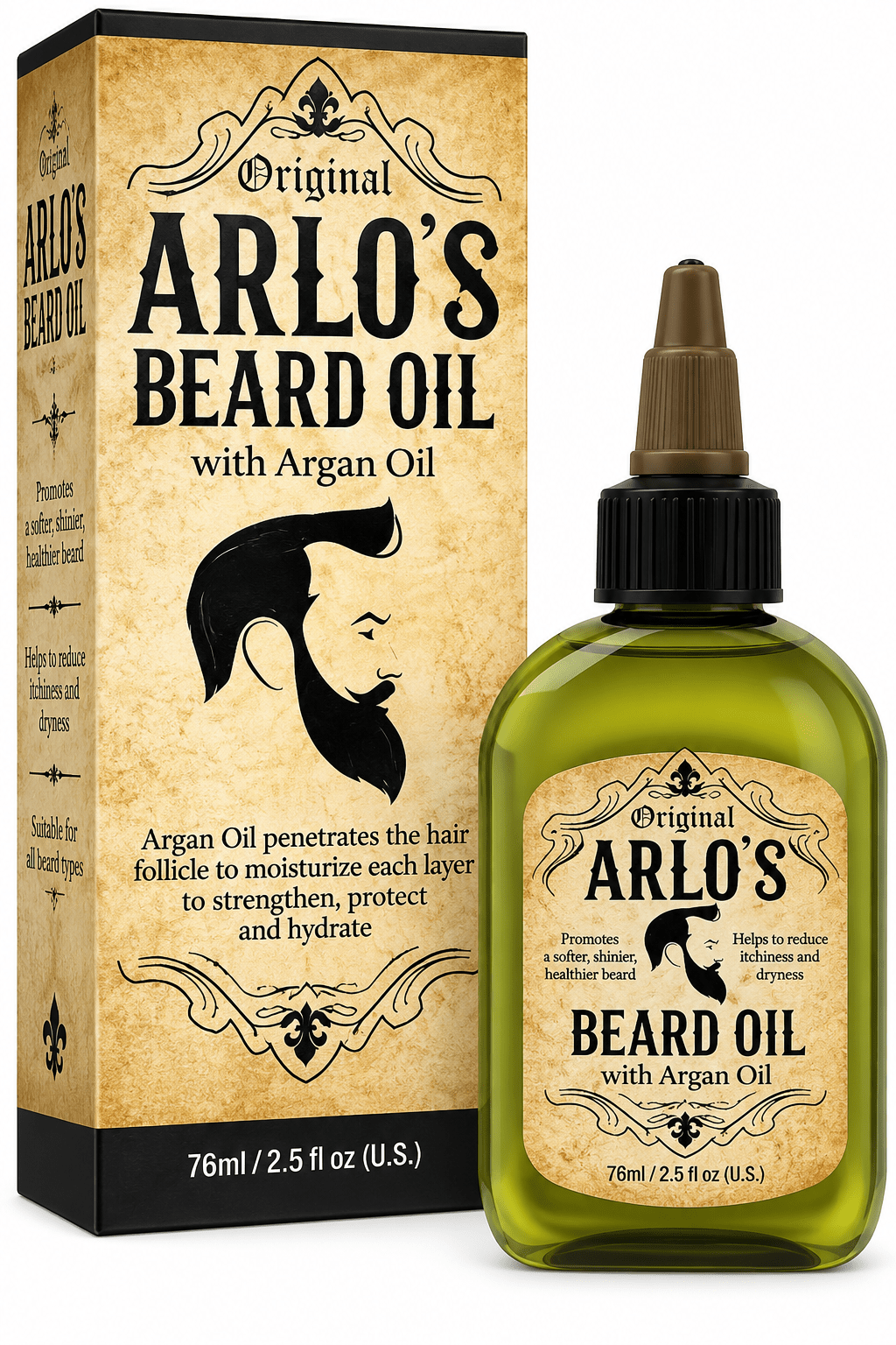 Arlo’s Beard oil ProGrowth with Argan oil 75ml