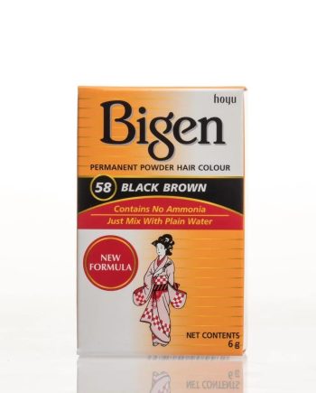 Bigen 58 - Brown Black Hair Color 6 g / 0.21 oz