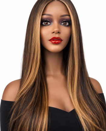 Bliss Live The Joy Wig Jamila Style perruque longue ondulée avec raie centrale