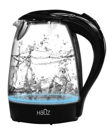 Bouilloire électrique sans fil 1.7 litres 1000 Watts Haûz Living noir
