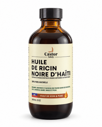 Castor Solèy Huile de ricin noire d’Haïti 8 oz 240 ml