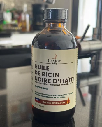 Castor solèy - Huile de ricin noire d'Haïti 8oz