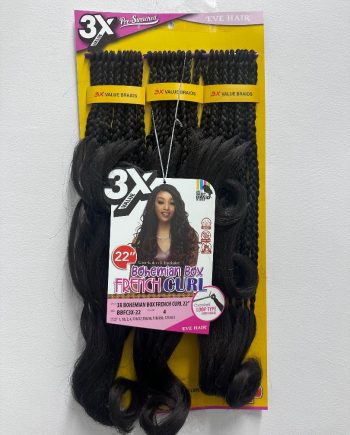 Eve Hair - 3X Bohemian Box French Curl 22 in, #4