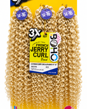 Eve Hair 3X French Jerry Curl Also Boho 14 à 16 pouces
