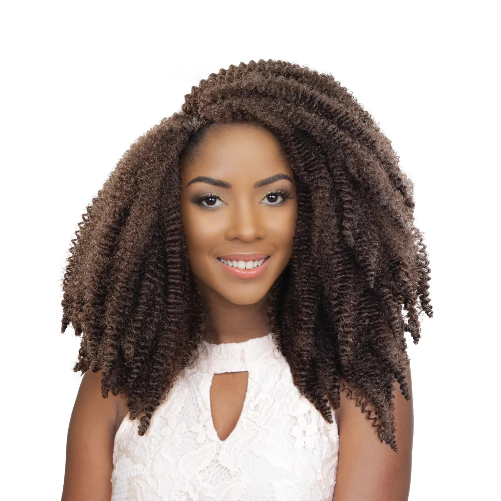 Eve Hair - 3X kanekalon fluffy water twist 24 in, couleur 4