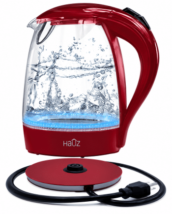 Haûz Living Bouilloire électrique sans fil 1,7 L 1000 W rouge