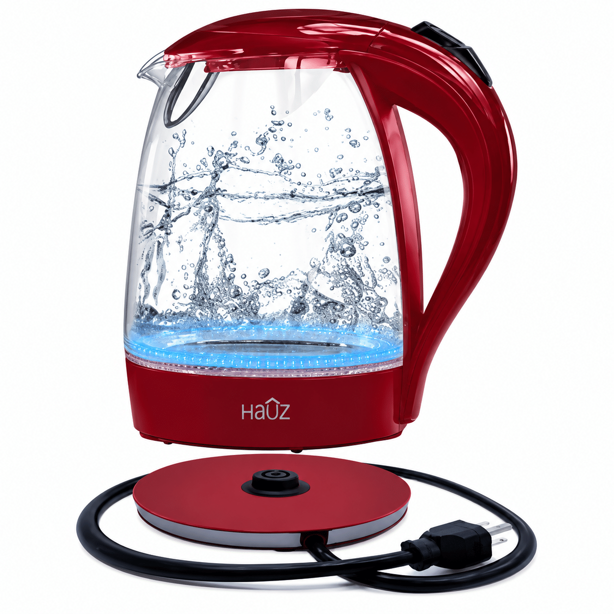 Haûz Living Bouilloire électrique sans fil 1,7 L 1000 W rouge
